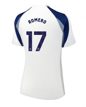 Tottenham Hotspur Cristian Romero #17 Maglia Gara Casa Repliche 2025-26 Donna Maniche Corte